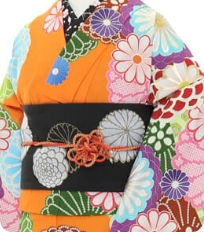 和服示例圖　復古型