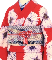 和服示例圖　綢緞 ・簡約風格