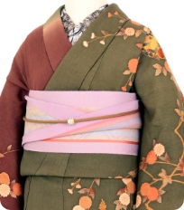 和服示例圖　綢緞 ・簡約風格